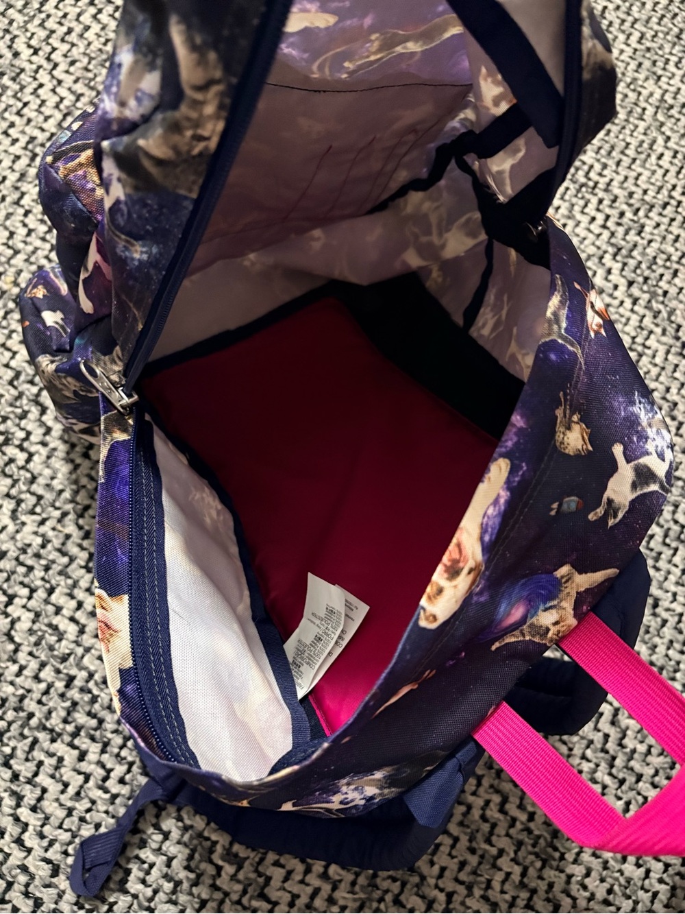 JanSport Classic SuperBreak “Multi Astro Kitty” Backpack - Picture 6 of 6